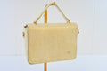 CROSSBODY WHITE & GOLD PYTHON
