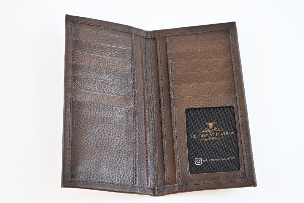 Crocodile Skin Brown Rodeo Wallet