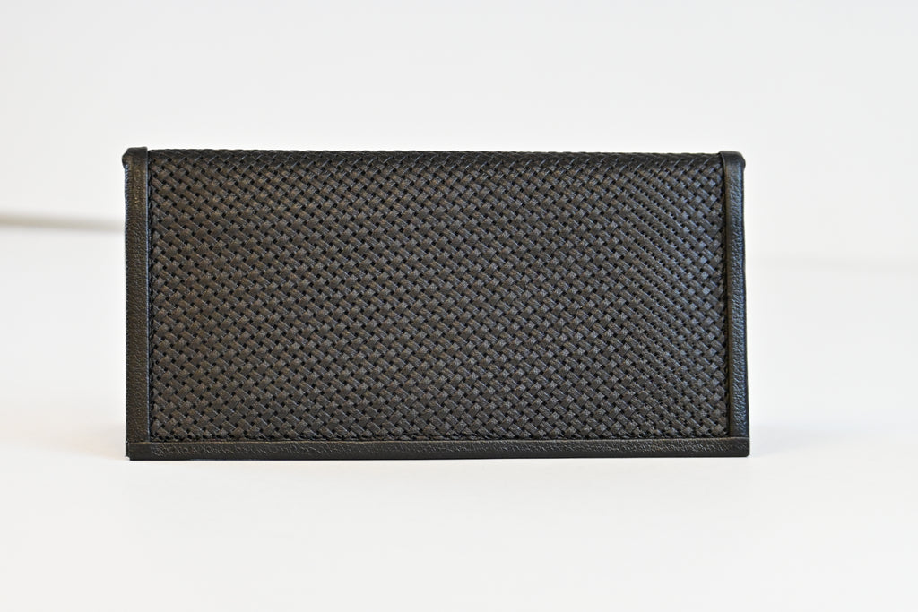 Deep Burgandy Crocodile Rodeo Wallet
