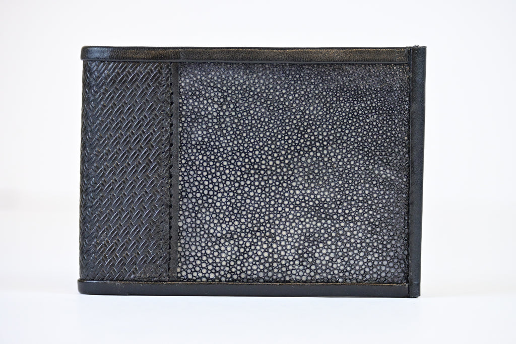 Polished Stingray Bi-Fold Wallet