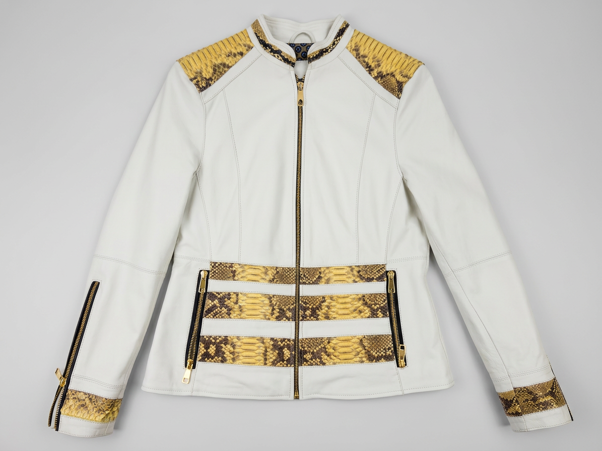 White Python Jacket