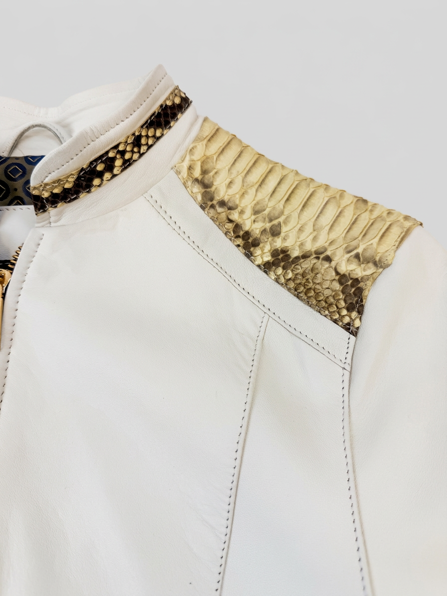 White Python Jacket