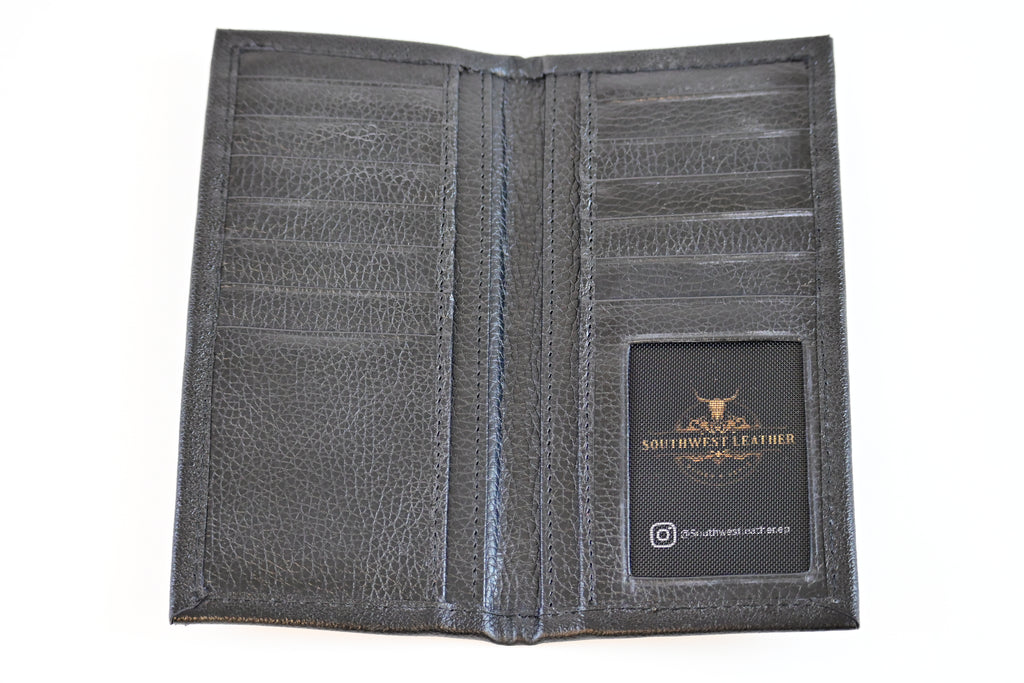 Black Python Skin Rodeo Wallet