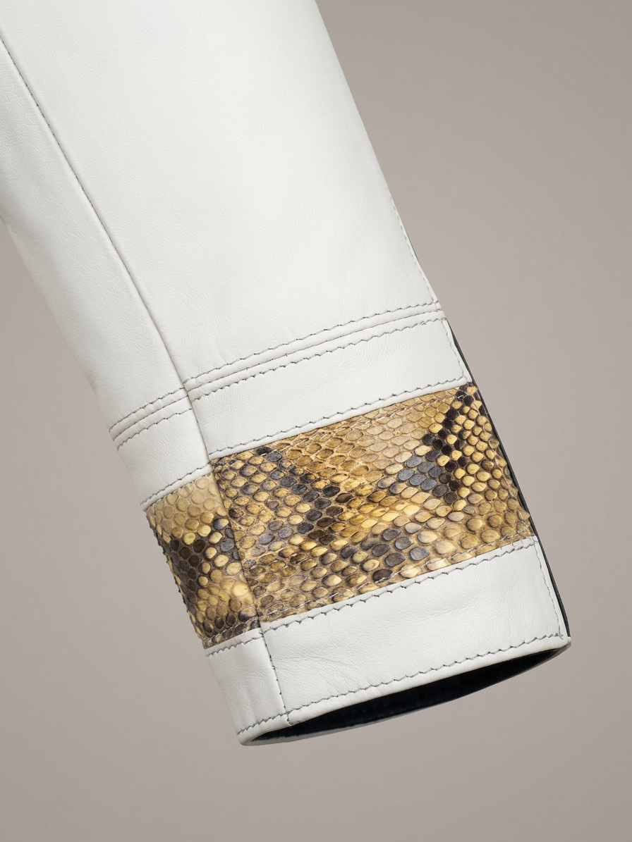 White Python Jacket